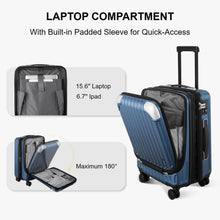 Load image into Gallery viewer, LEVEL8 Grace EXT 20 Carry On Luggage With Wheels
