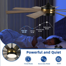 Load image into Gallery viewer, Dextrus 60 in Modern LED Outdoor/ Indoor Ceiling Fan with Remote Control