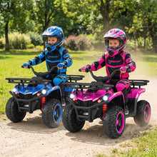 Load image into Gallery viewer, 24V Kids ATV Ride On Quad, Electric 4 Wheeler Toy with 5Mph Max Speed, LED Headlights, Music, Front &amp; Rear Storage for Boys Girls