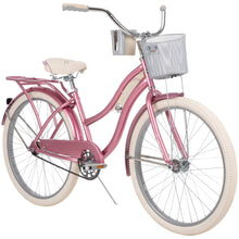 Load image into Gallery viewer, Huffy 26" Nel Lusso Cruiser Bike, Fits Riders 5'0"+, Light Blue, Adult, Women'S