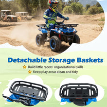 Load image into Gallery viewer, 24V Kids ATV Ride On Quad, Electric 4 Wheeler Toy with 5Mph Max Speed, LED Headlights, Music, Front &amp; Rear Storage for Boys Girls