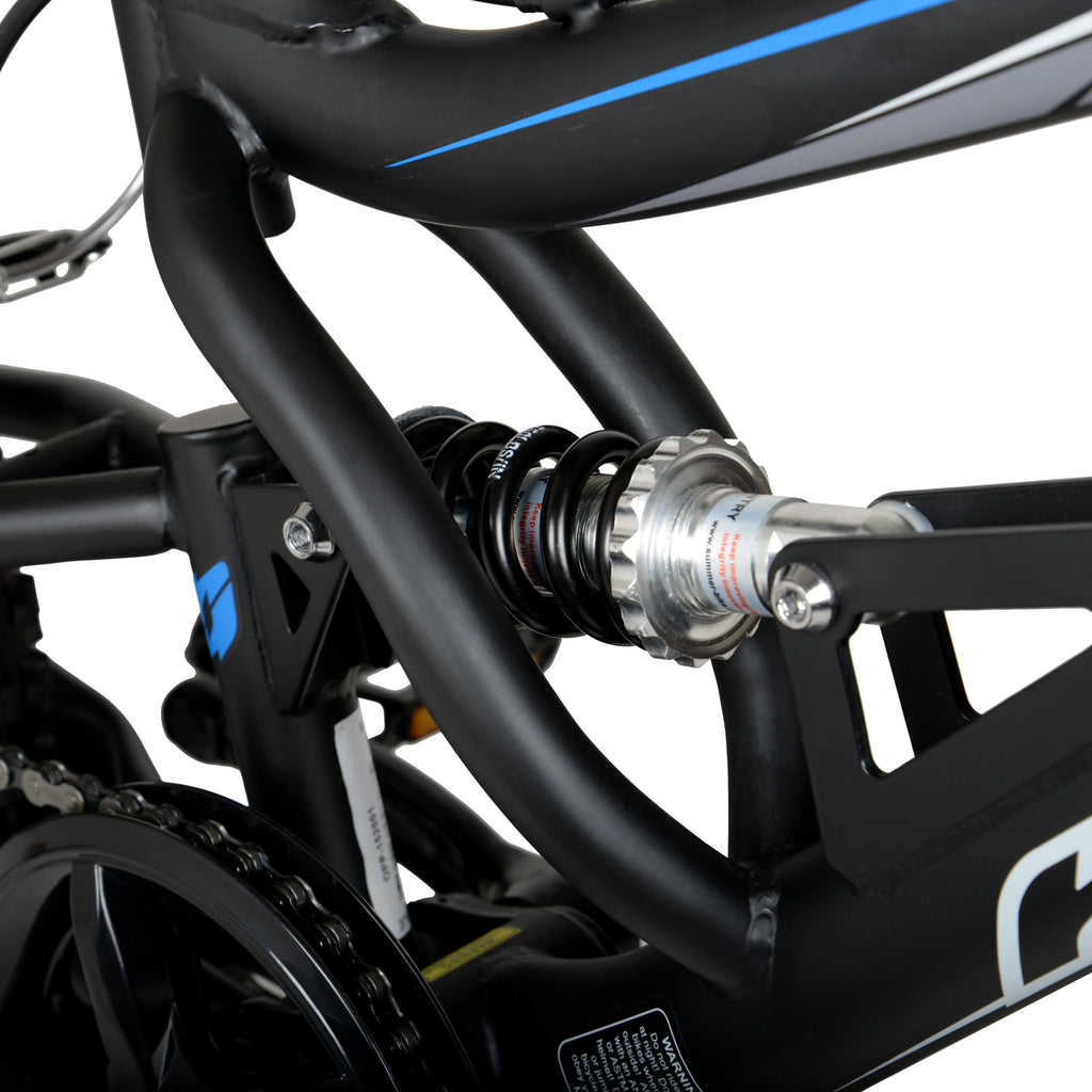 Hyper Bicycles 20" Boys Shocker Mountain Bike, Kids, Black, Recommended Age Group 8 to 13 Years Old