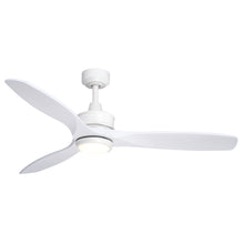 Load image into Gallery viewer, Vaxcel Curtiss Satin Brass Mid - Century Modern MCM Wood Propeller Ceiling Fan with LED Light Kit and Remote