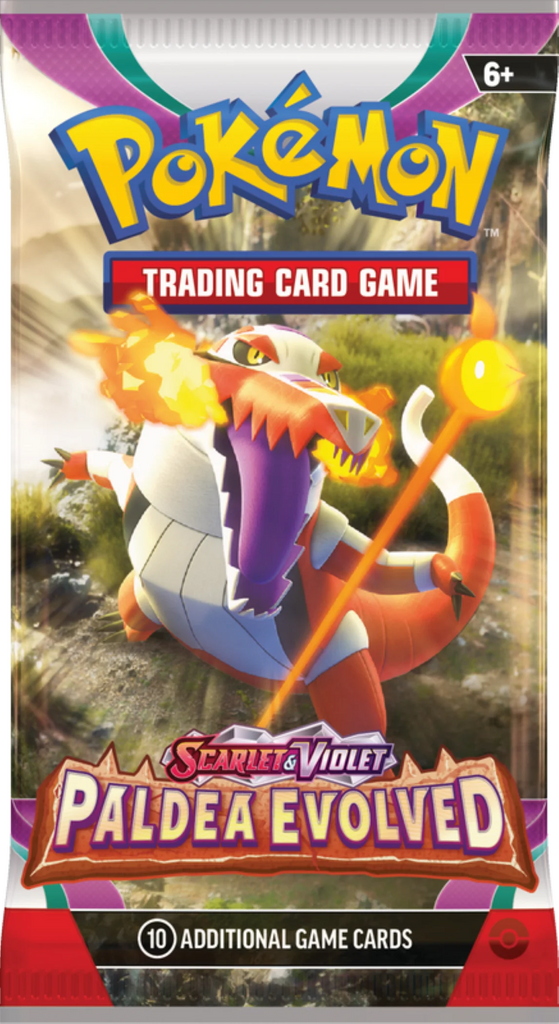 Pokemon Trading Card Game Scarlet & Violet 2 Paldea Evolved Booster Bundle 6 Booster Packs