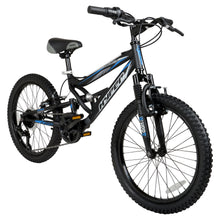 Load image into Gallery viewer, Hyper Bicycles 20" Boys Shocker Mountain Bike, Kids, Black, Recommended Age Group 8 to 13 Years Old