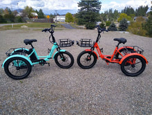 Load image into Gallery viewer, ABORON 3.0 Fat Tire Electric Trike for Senior Foldable E - Bike, 500W Motorized Tricycle Adult 20" Folding 3 Wheel Electric Commute Bike Trike W/48V
