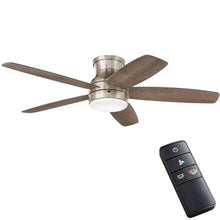 Load image into Gallery viewer, Home Decorators Ashby Park 52" Color Changing LED Brushed Nickel Ceiling Fan