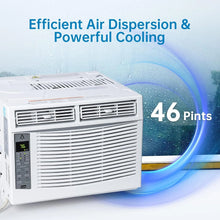 Load image into Gallery viewer, GAOMON Smart 6000 BTU Window Air Conditioner - WiFi - Enabled AC with Remote &amp; App Control, Timer, Sleep Mode, Easy Install Kit, Cools Rooms up to 350