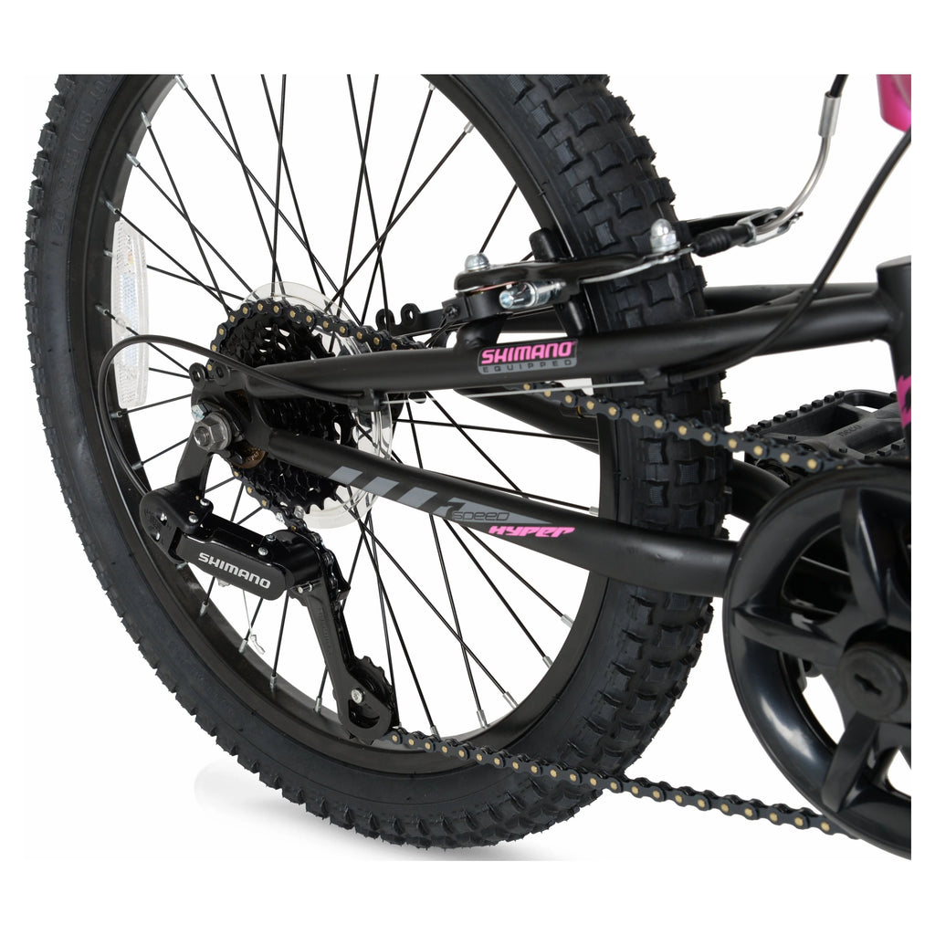 20" Hyper Swift Mountain Bike, Magenta, Youth, Age Group 8 - 13 Years