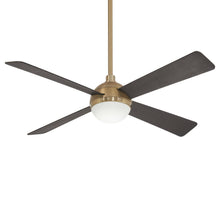 Load image into Gallery viewer, Minka - Aire F623L - BBR/SBR Orb 54 inch Soft Brass with Brushed Carbon Blades Ceiling Fan in Brushed Brass/Soft Brass