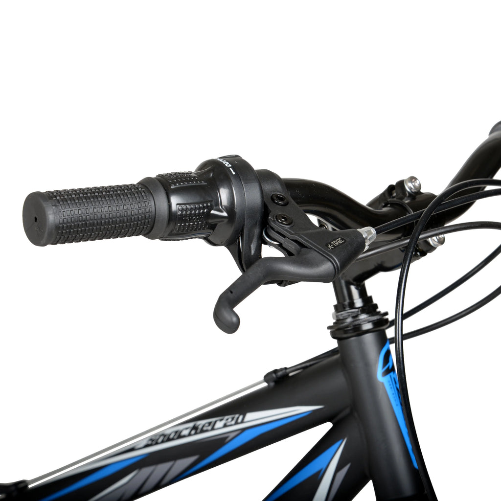 Hyper Bicycles 20" Boys Shocker Mountain Bike, Kids, Black, Recommended Age Group 8 to 13 Years Old