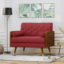 Load image into Gallery viewer, Frankie Mid - Century Modern Club Chair by Christopher Knight Home