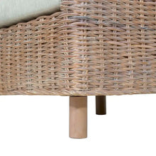 Load image into Gallery viewer, Furniture of America Lali Rustic Kubu Rattan Wicker Lounge Chair