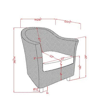 Load image into Gallery viewer, Furniture of America Lali Rustic Kubu Rattan Wicker Lounge Chair