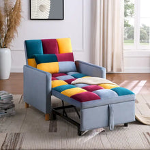 Load image into Gallery viewer, Versatile Sleeper Chair with Removable Pillow