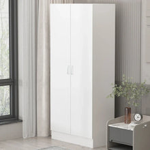 Load image into Gallery viewer, Freestanding 2 - Door Bedroom Armoire with Hanging Rod