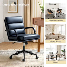 Load image into Gallery viewer, Joseph Contemporary Faux Leather Task Chair with Tilt Lock and Center Tilt by HULALA HOME