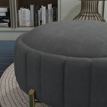 Load image into Gallery viewer, SEYNAR Modern Velvet Tufted Swivel Club Chair and Ottoman Set