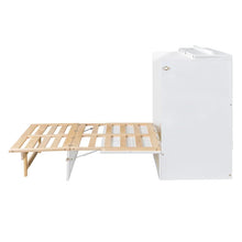 Load image into Gallery viewer, Nestfair Full - Size Murphy Bed with Spacious Drawers