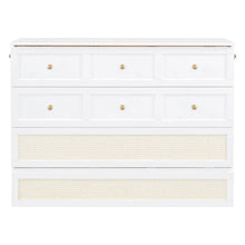 Load image into Gallery viewer, Nestfair Full - Size Murphy Bed with Spacious Drawers
