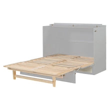 Load image into Gallery viewer, Nestfair Full - Size Murphy Bed with Spacious Drawers