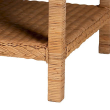 Load image into Gallery viewer, Minahasa Bohemian Braided Rattan Coffee Table in Light Honey