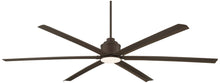 Load image into Gallery viewer, Casa Vieja 84" Ultra Breeze Modern Industrial Outdoor Ceiling Fan with Dimmable LED Light Remote Control Oil Rubbed Bronze Wet Rated for Patio