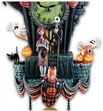 Load image into Gallery viewer, The Bradford Exchange the Nightmare Before Christmas Cuckoo Clock, 21 in, Musical, Light - up, Limited Edition