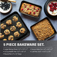 Load image into Gallery viewer, 20-Piece Aluminum Ultra - Durable Non - Stick Diamond Infused Cookware and Bakeware Set