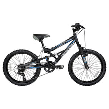 Load image into Gallery viewer, Hyper Bicycles 20" Boys Shocker Mountain Bike, Kids, Black, Recommended Age Group 8 to 13 Years Old