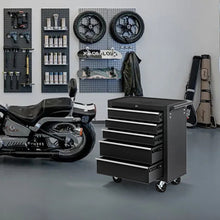 Load image into Gallery viewer, 5-Drawer Rolling Tool Chest Tool Storage Cabinet with Wheels Tool Organizer Box
