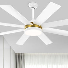 Load image into Gallery viewer, Dextrus 60 in Modern LED Outdoor/ Indoor Ceiling Fan with Remote Control