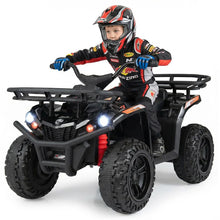 Load image into Gallery viewer, 24V Kids ATV Ride On Quad, Electric 4 Wheeler Toy with 5Mph Max Speed, LED Headlights, Music, Front &amp; Rear Storage for Boys Girls