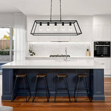 Load image into Gallery viewer, Doffin Modern Kitchen Island Lighting Farmhouse Chandelier - Black