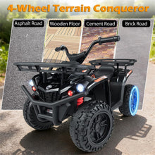 Load image into Gallery viewer, 24V Kids ATV Ride On Quad, Electric 4 Wheeler Toy with 5Mph Max Speed, LED Headlights, Music, Front &amp; Rear Storage for Boys Girls