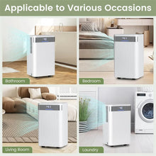 Load image into Gallery viewer, 32 Pints 2000 Sq.ft Basement Dehumidifier with Drain Hose, 24H Timer &amp; 3 - Color Indicator, Quiet Portable Dehumidifier for Home, Bedroom, Bathroom