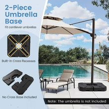Load image into Gallery viewer, 274 LBS Cantilever Patio Umbrella Base with Handles