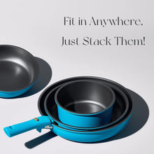 Load image into Gallery viewer, Carote 20 Pcs Nonstick Cookware Sets, Pots and Pans Set with Detachable Handles, Oven Safe, Induction Cookware, Stackable Kitchen Cooking Set, Ultra