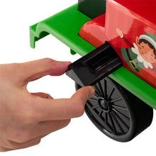 Load image into Gallery viewer, 6V 2-Seater Ride On Train with Detachable Carriage, Under-Seat Storage, Whistle &amp; Flashing LED Lights, Trackless Electric Ride On Toy for Kids