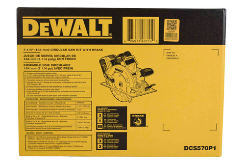 Dewalt 20V Max Brushless 7 - 1/4 Circ Saw Kit