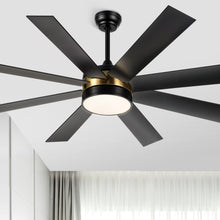 Load image into Gallery viewer, Dextrus 60 in Modern LED Outdoor/ Indoor Ceiling Fan with Remote Control