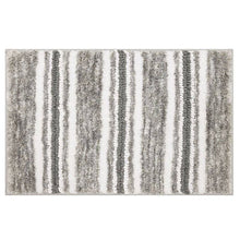 Load image into Gallery viewer, Sonoma Goods for Life Texture Striped Bath Rug - Gray - 23x38