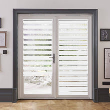 Load image into Gallery viewer, Luckup Corded Light Filtering Horizontal Window Shade Zebra Blinds 35.4 inch x 90 inch, Size: 35.4 x 90, White